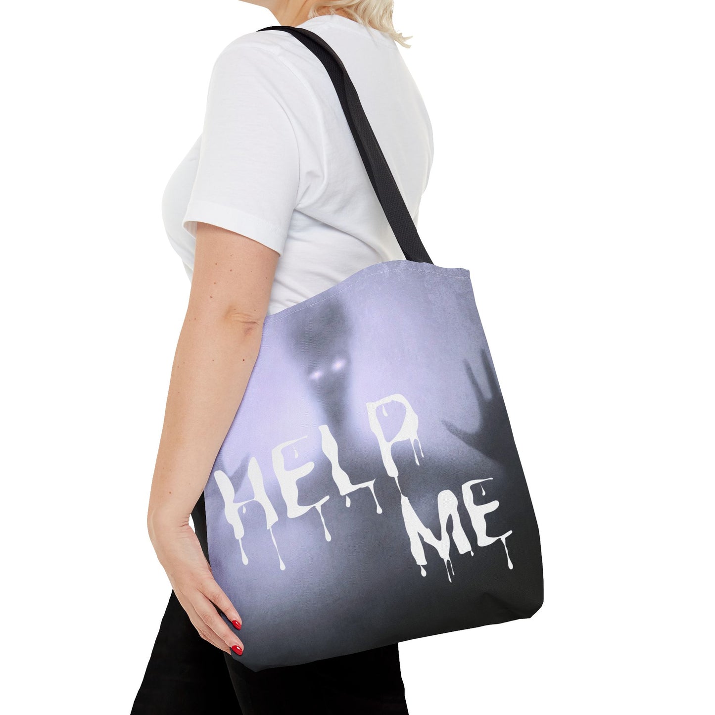 Halloween Ghost Stuck in the Tote Bag