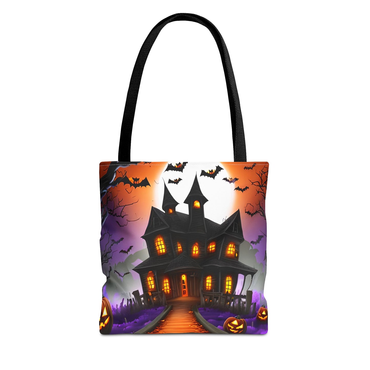 Haunted House Halloween Tote Bag
