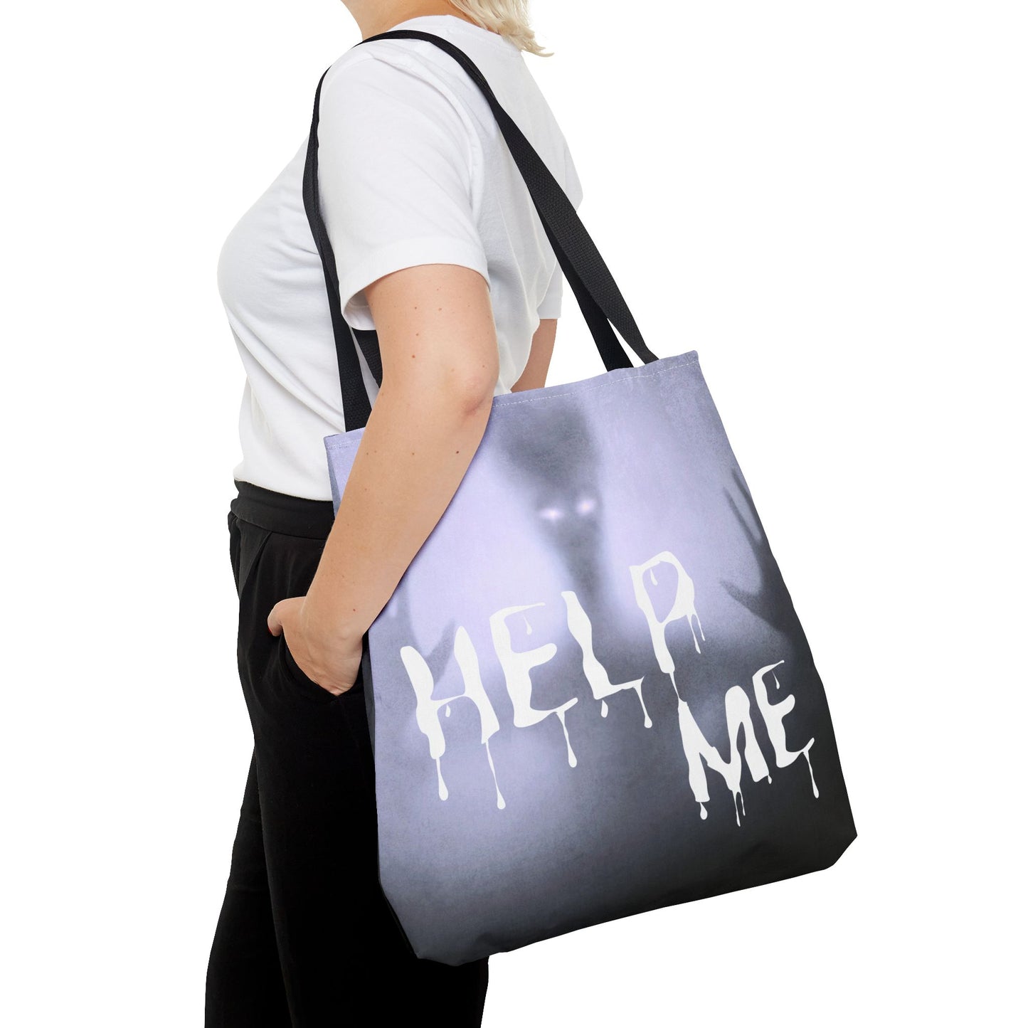 Halloween Ghost Stuck in the Tote Bag