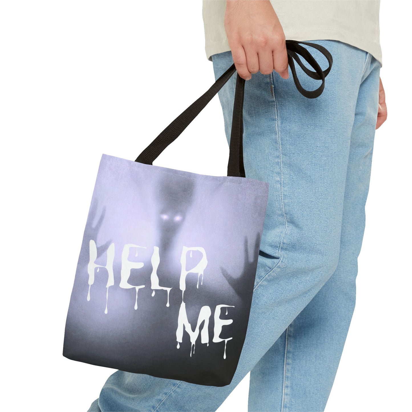 Halloween Ghost Stuck in the Tote Bag