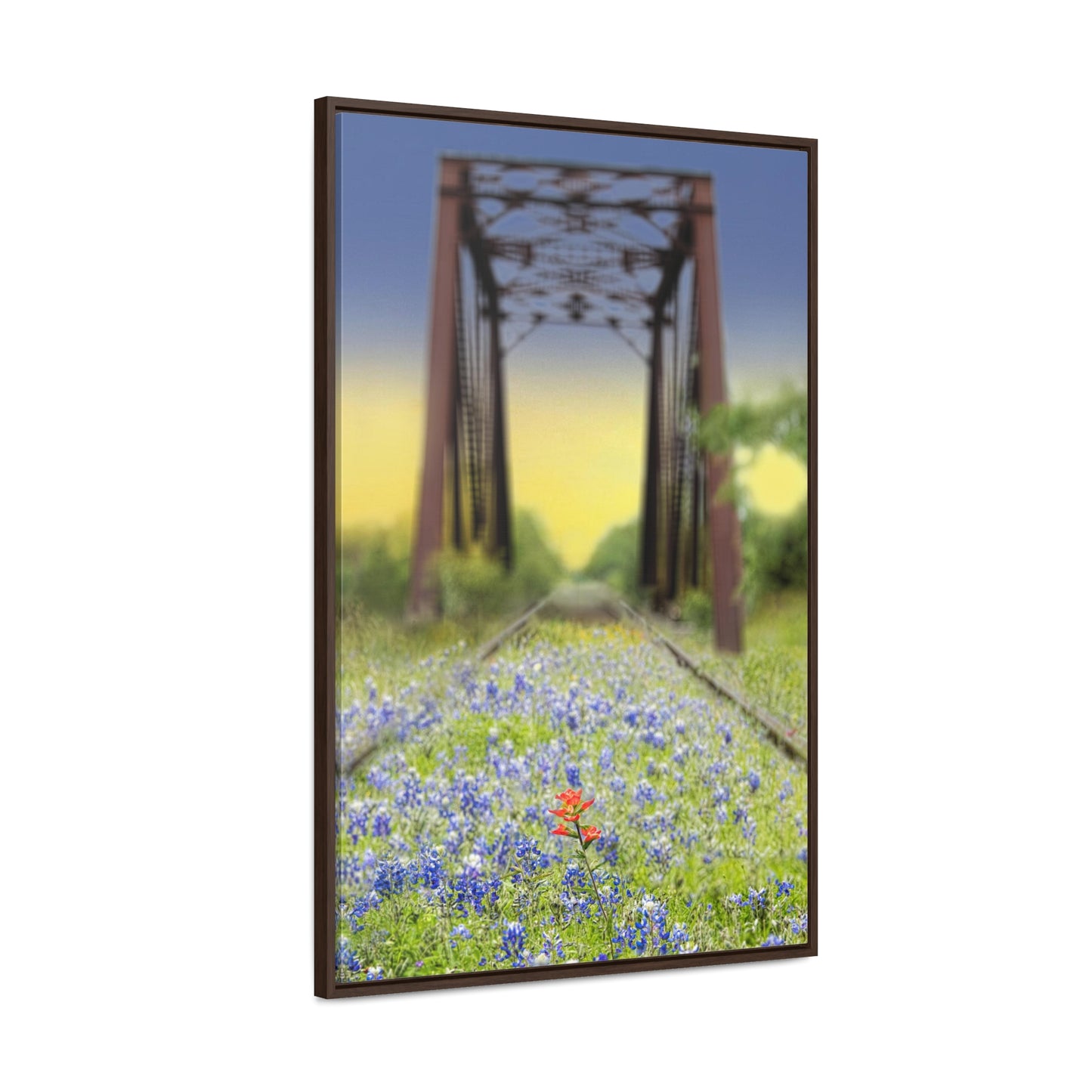 The Unique Among the Ordinary, Bluebonnets & Wildflowers, Premium Framed Canvas, Original Photography by Eric Johnson