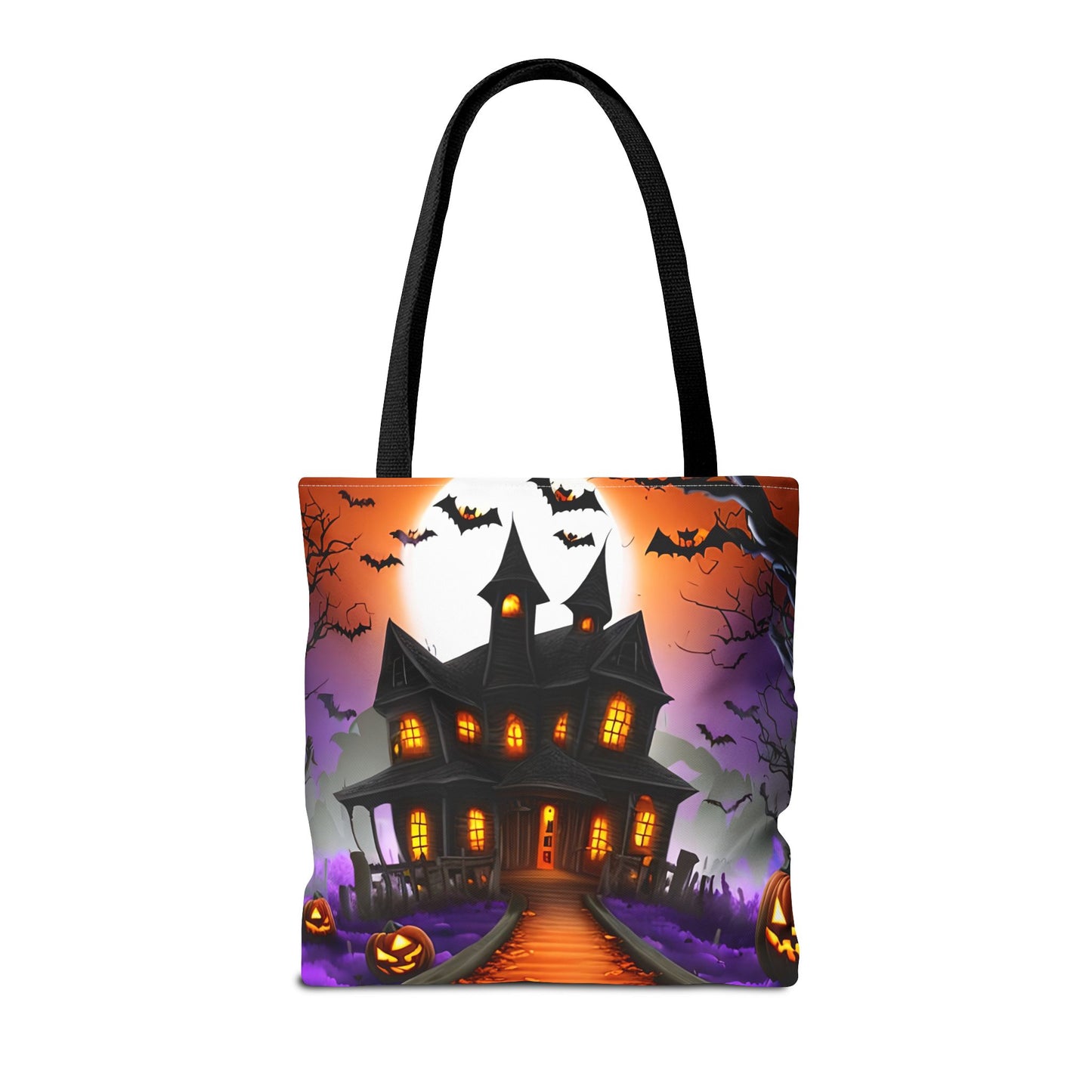 Haunted House Halloween Tote Bag