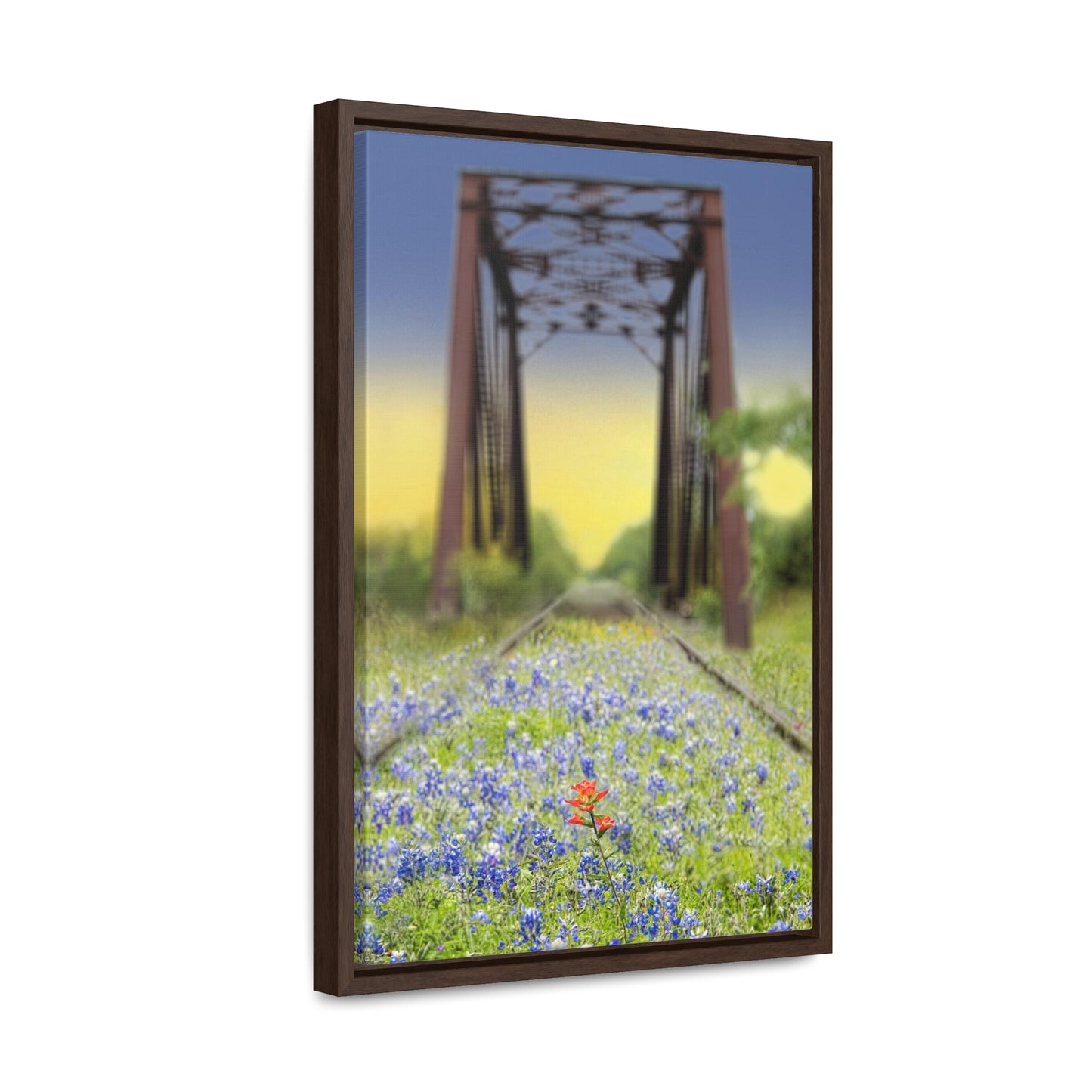 The Unique Among the Ordinary, Bluebonnets & Wildflowers, Premium Framed Canvas, Original Photography by Eric Johnson