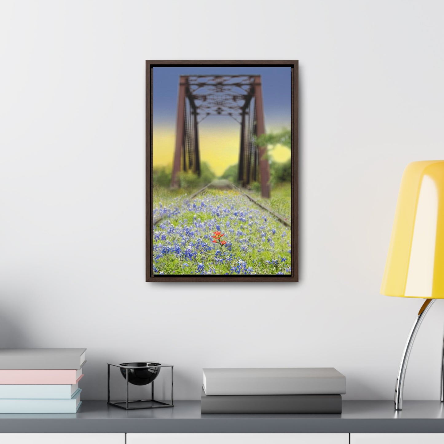 The Unique Among the Ordinary, Bluebonnets & Wildflowers, Premium Framed Canvas, Original Photography by Eric Johnson