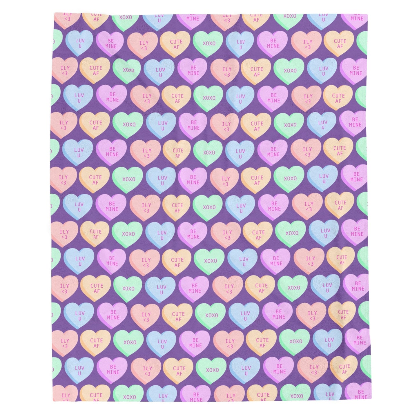 Valentine's Day Sweetheart Velveteen Plush Blanket