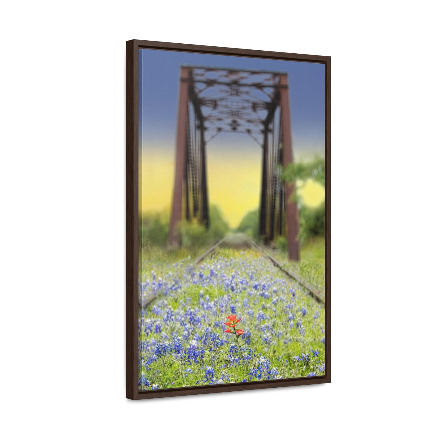 The Unique Among the Ordinary, Bluebonnets & Wildflowers, Premium Framed Canvas, Original Photography by Eric Johnson