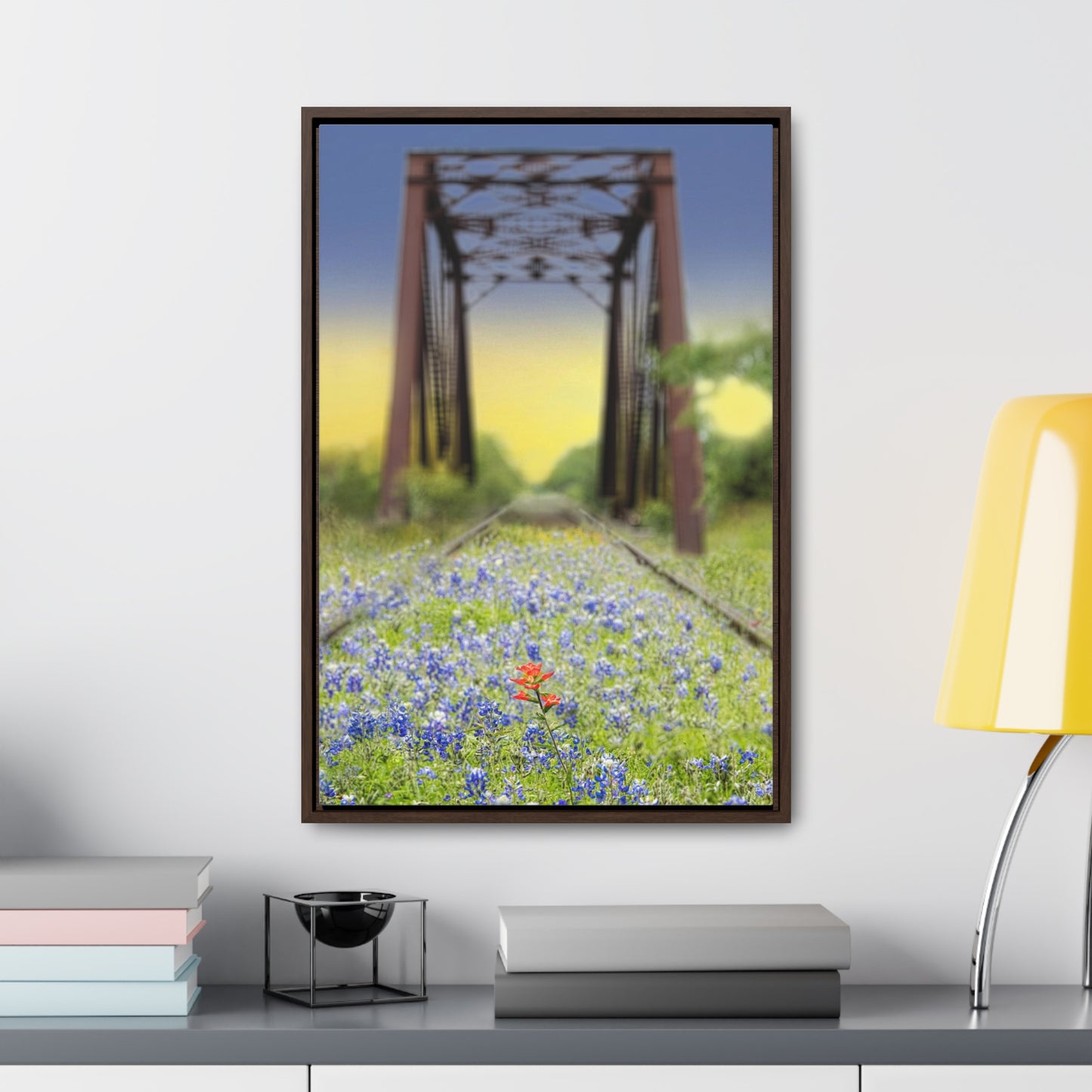 The Unique Among the Ordinary, Bluebonnets & Wildflowers, Premium Framed Canvas, Original Photography by Eric Johnson