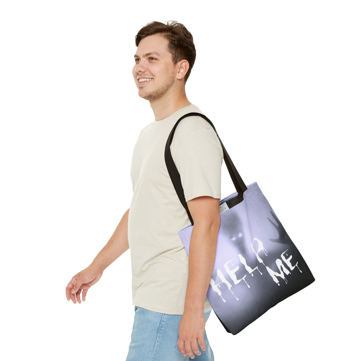 Halloween Ghost Stuck in the Tote Bag