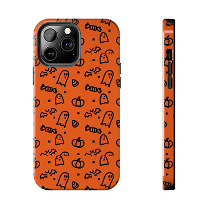 Ghosts & Pumpkins Halloween Tough Phone Cases