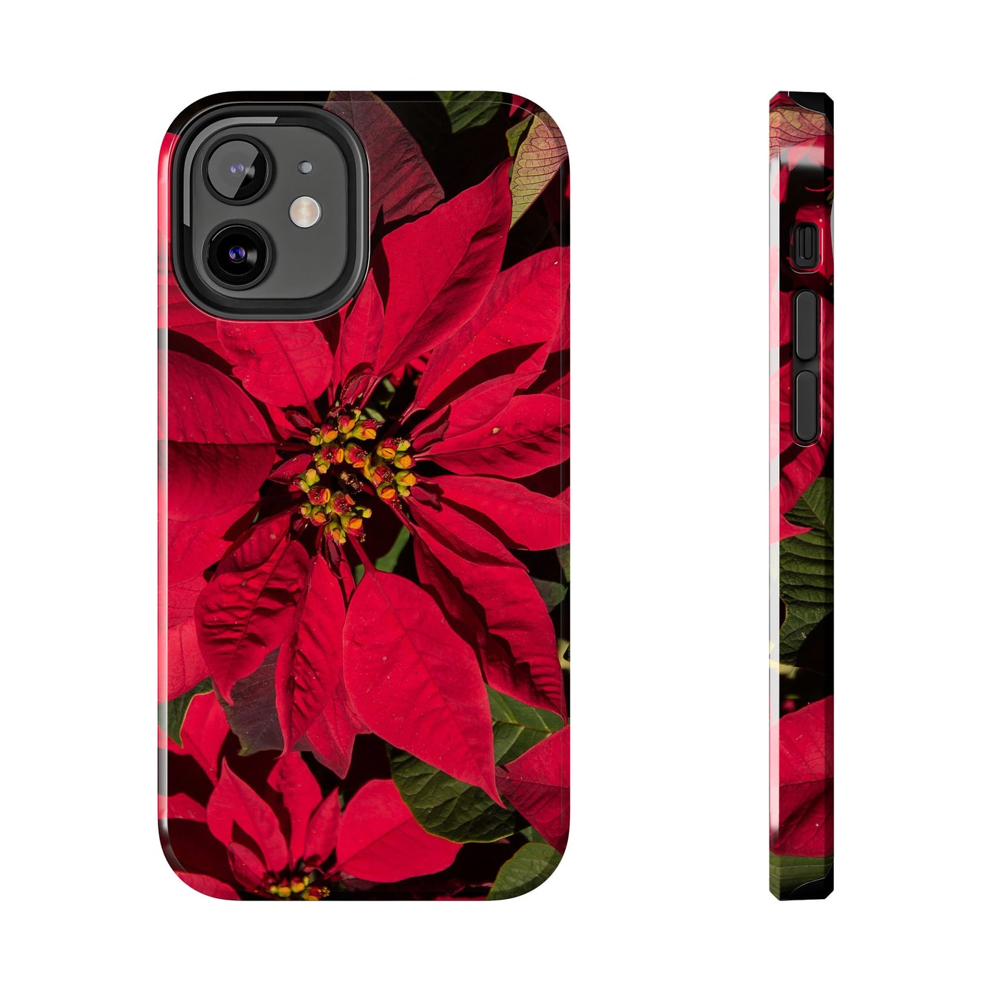 Christmas Poinsettia Tough Phone Cases