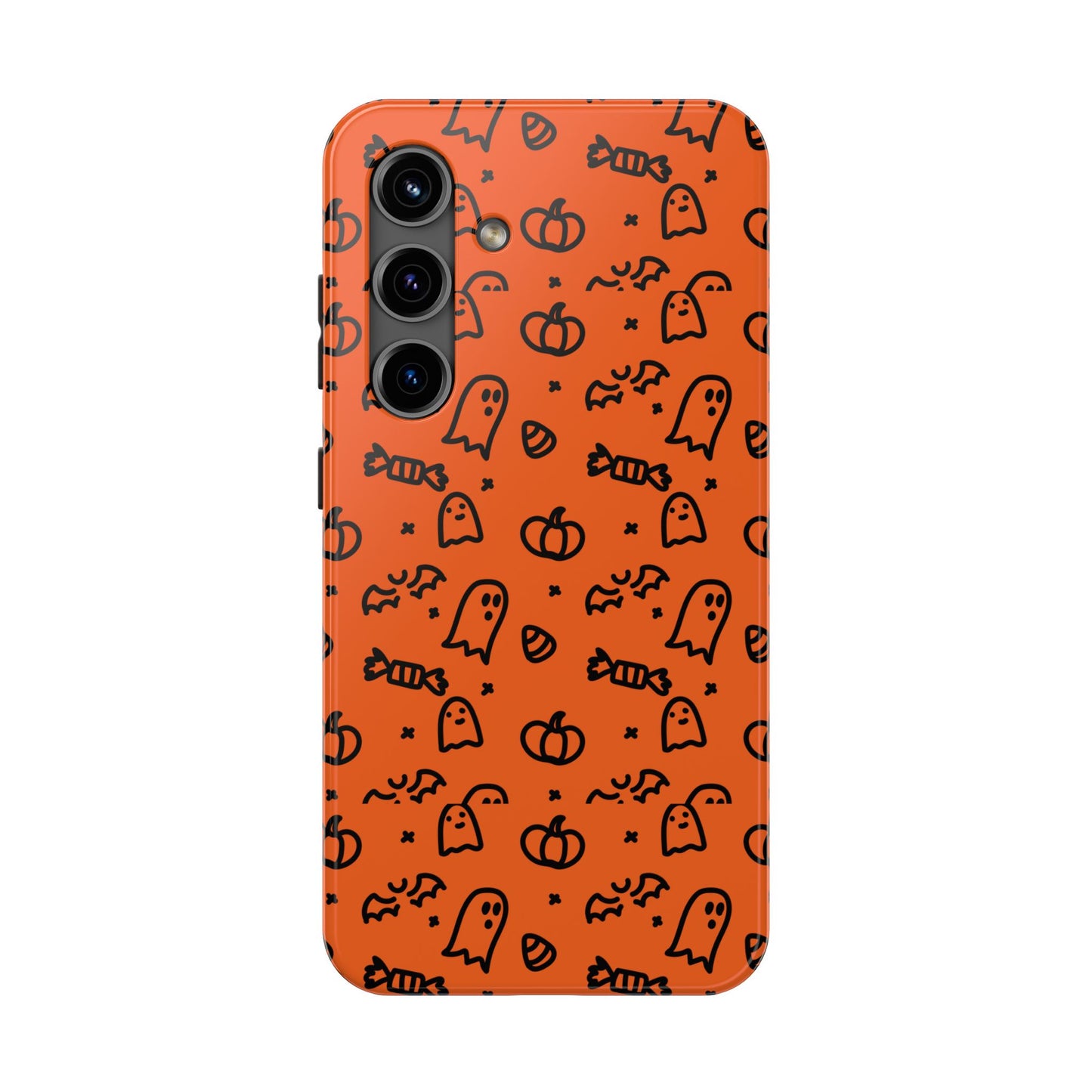 Ghosts & Pumpkins Halloween Tough Phone Cases