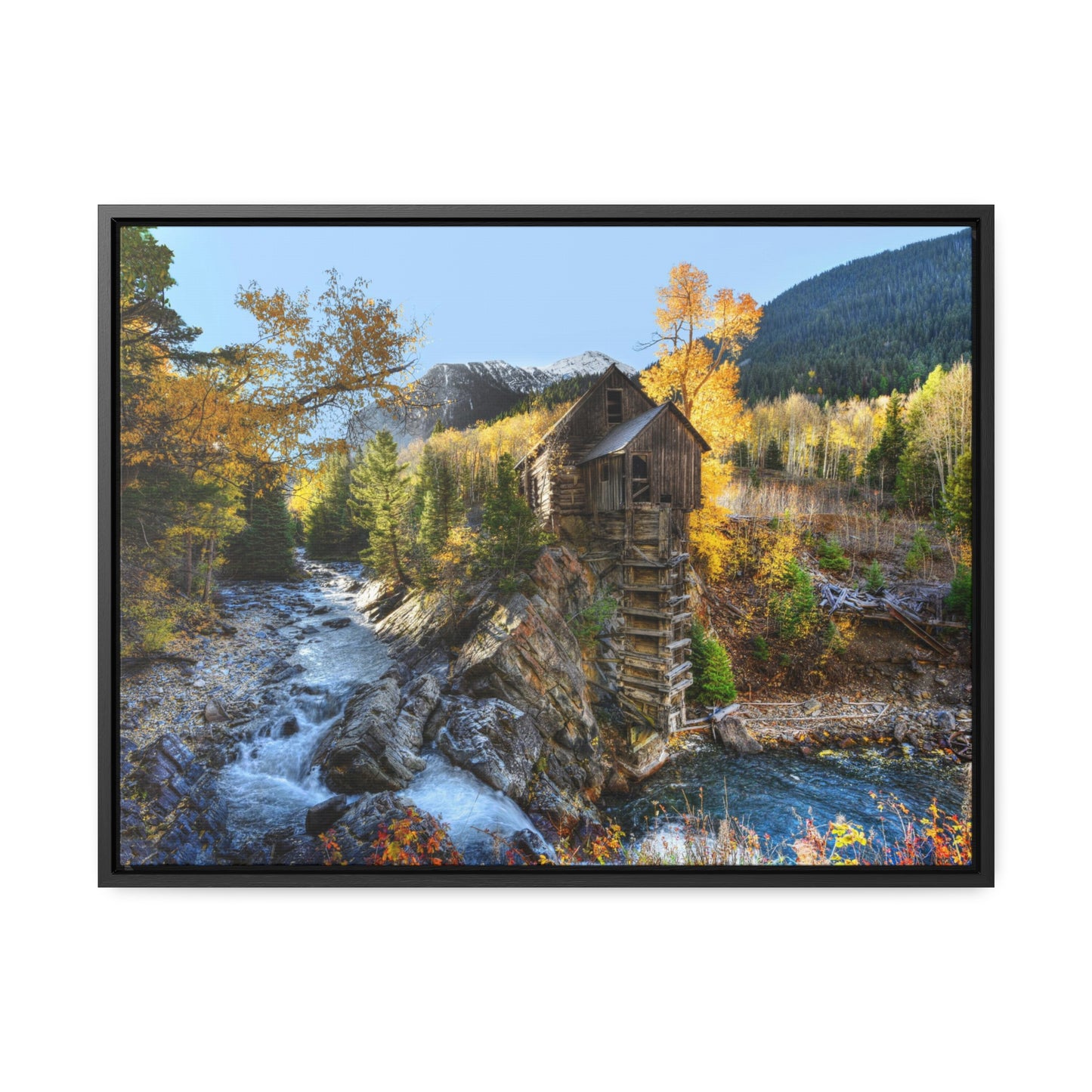 Crystal Springs in Fall, Premium Framed Canvas Original Photography by Eric Johnson