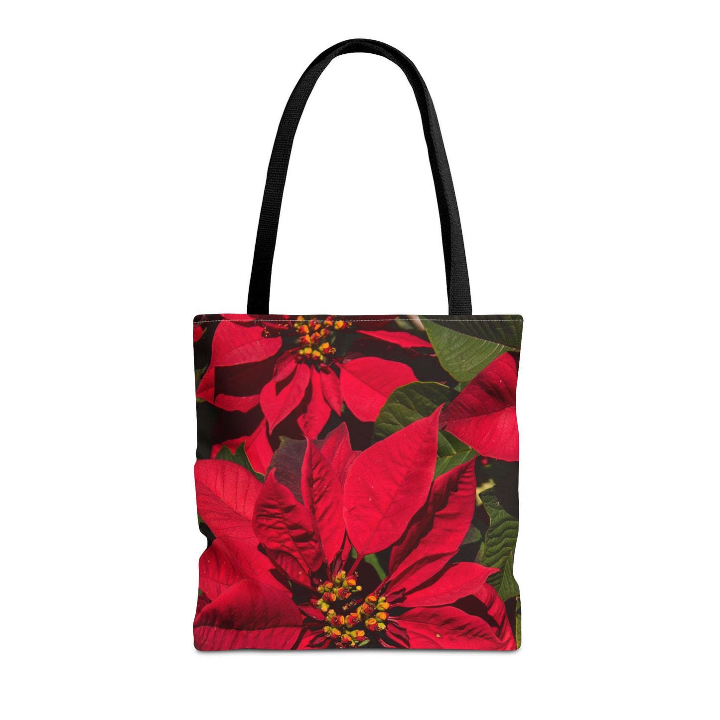 Christmas Poinsettia Tote Bag