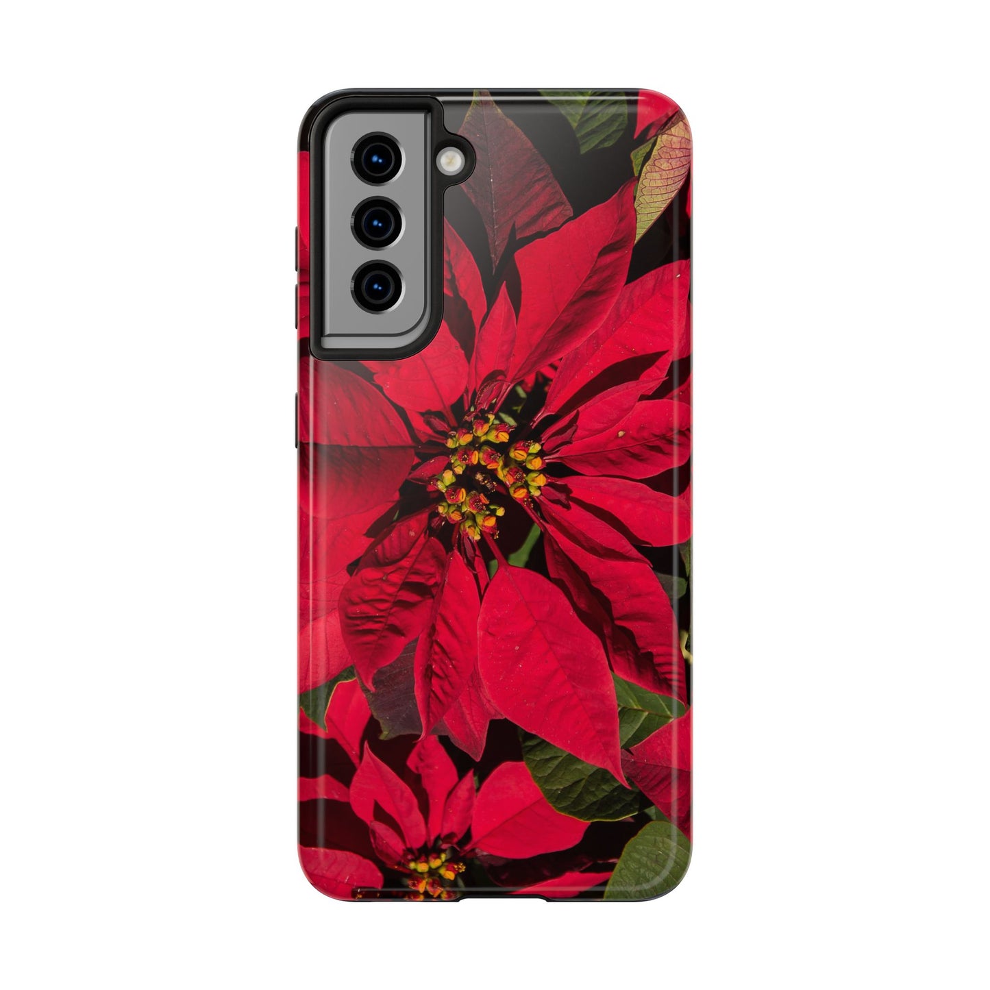 Christmas Poinsettia Tough Phone Cases