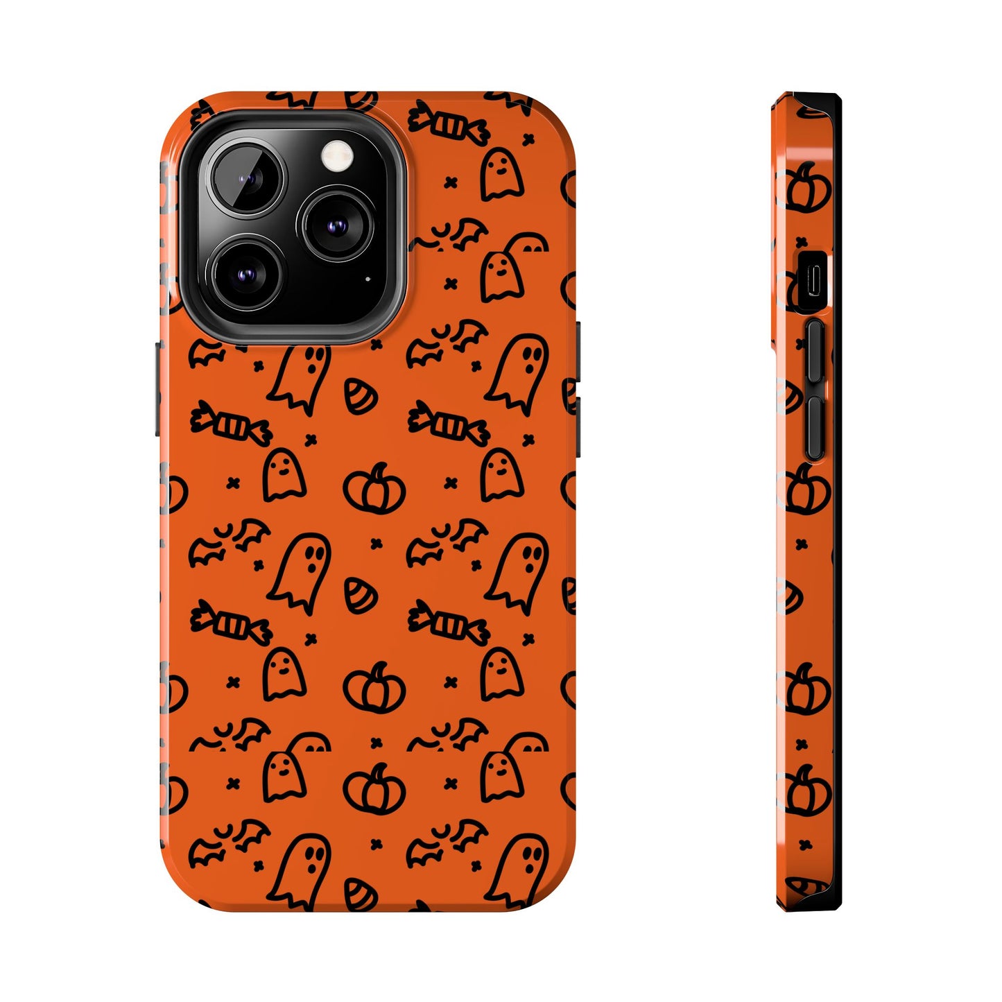 Ghosts & Pumpkins Halloween Tough Phone Cases