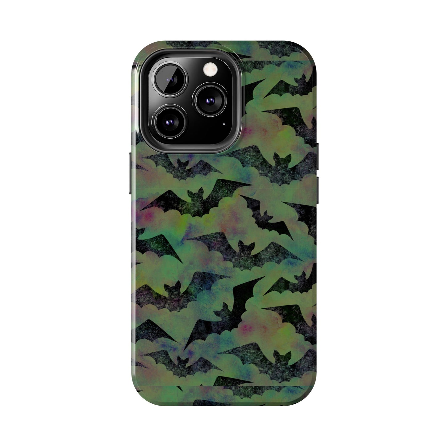 Halloween Bats Military Green Tough Phone Cases