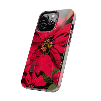 Christmas Poinsettia Tough Phone Cases