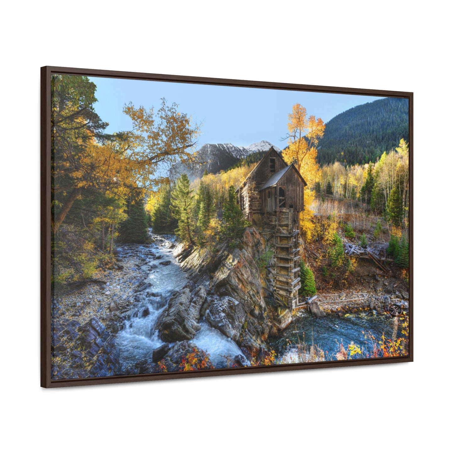 Crystal Springs in Fall, Premium Framed Canvas Original Photography by Eric Johnson