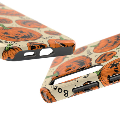 Halloween Jack-o-lanterns Pumpkins Tough Phone Cases