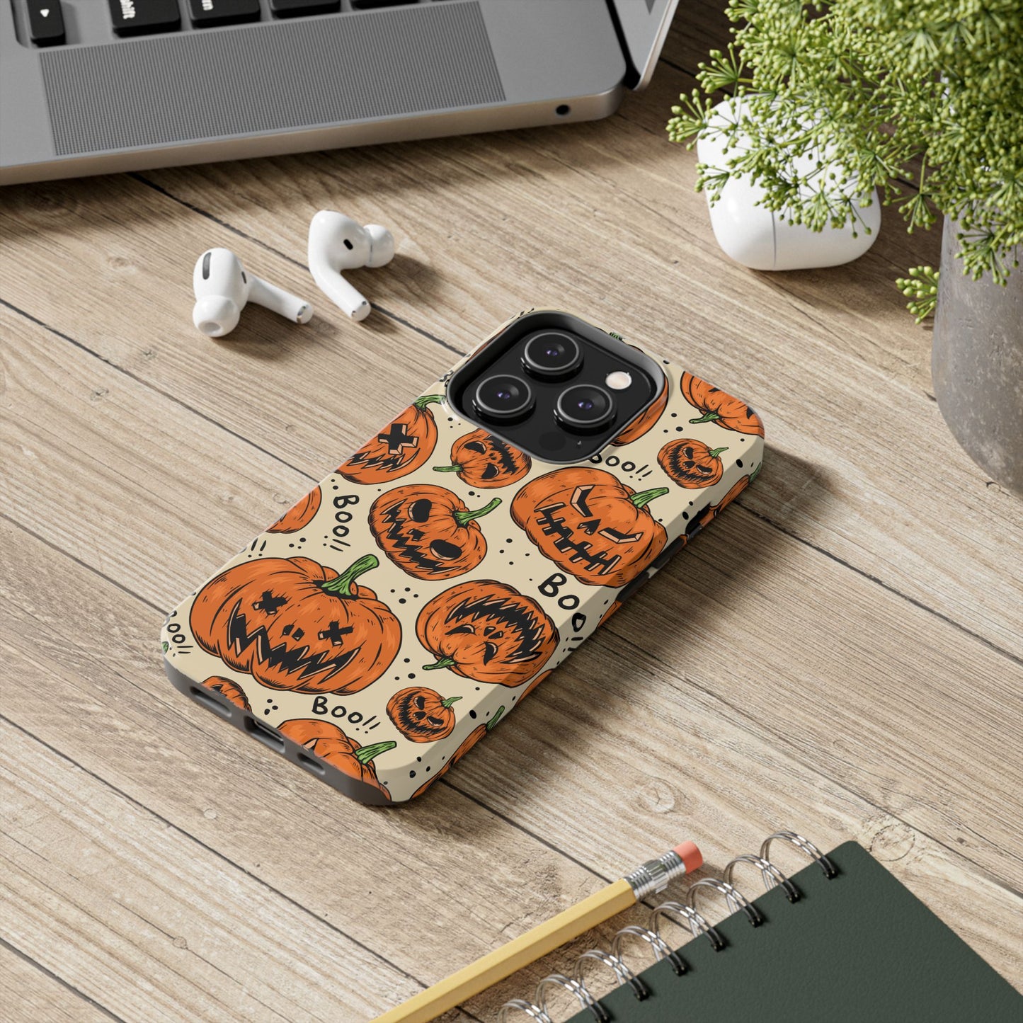 Halloween Jack-o-lanterns Pumpkins Tough Phone Cases