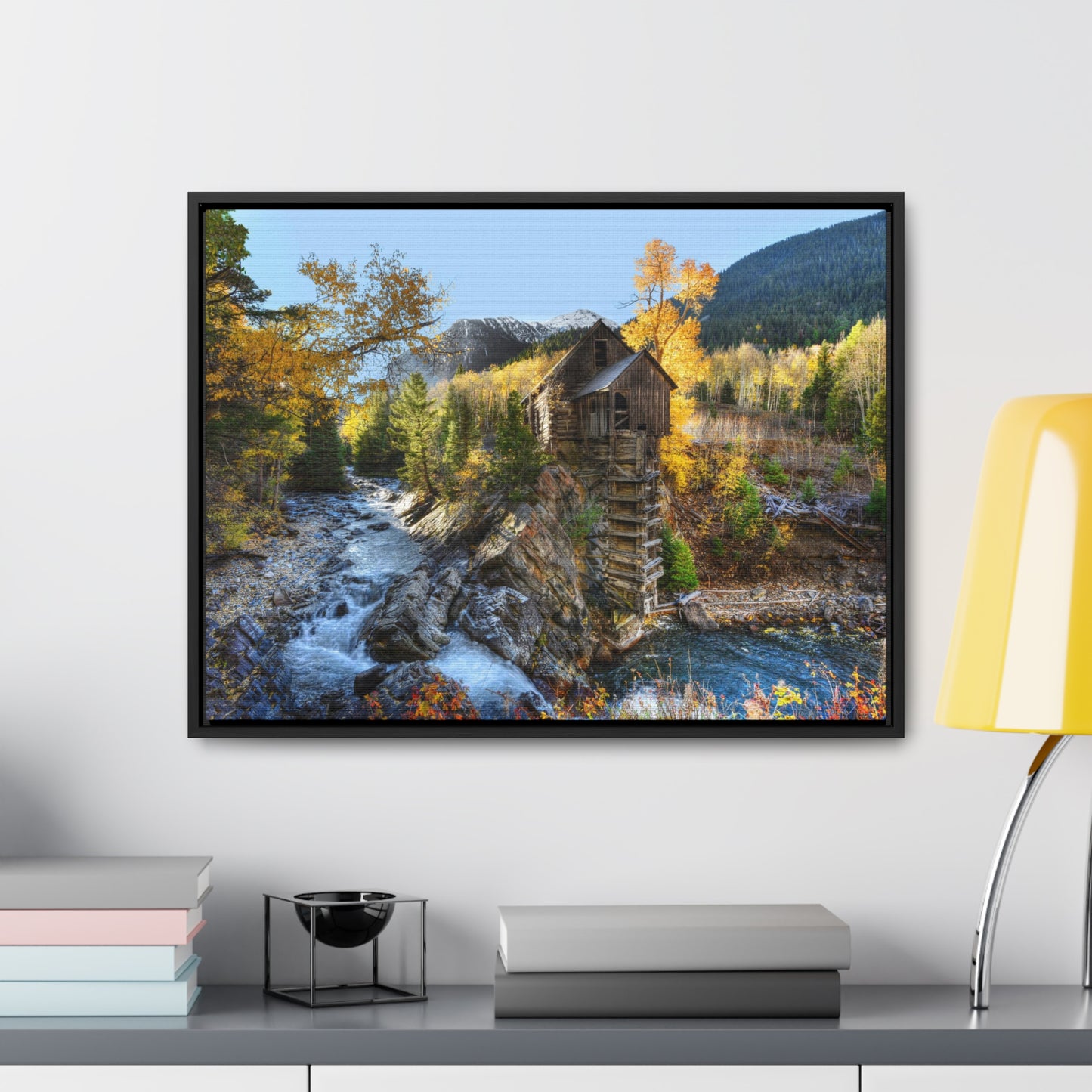 Crystal Springs in Fall, Premium Framed Canvas Original Photography by Eric Johnson