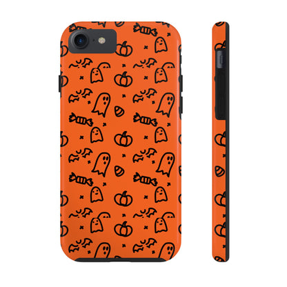 Ghosts & Pumpkins Halloween Tough Phone Cases