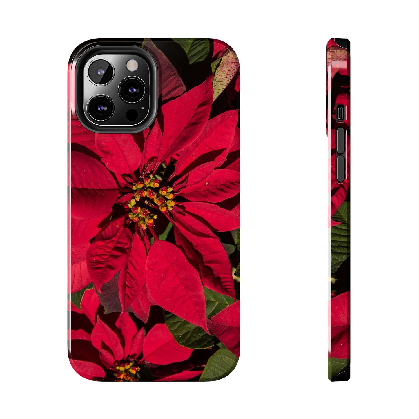 Christmas Poinsettia Tough Phone Cases