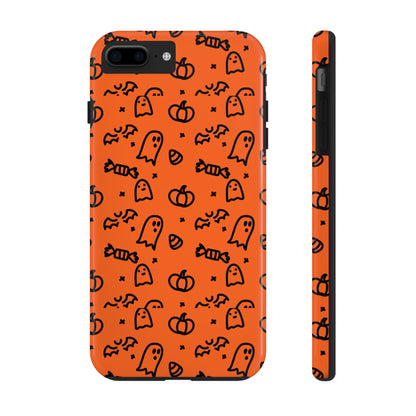 Ghosts & Pumpkins Halloween Tough Phone Cases