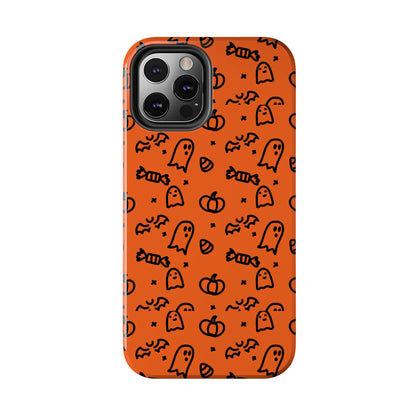 Ghosts & Pumpkins Halloween Tough Phone Cases