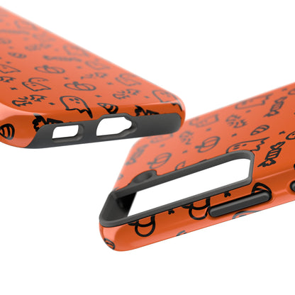 Ghosts & Pumpkins Halloween Tough Phone Cases