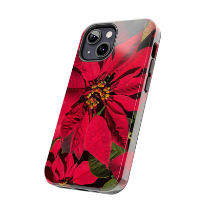 Christmas Poinsettia Tough Phone Cases