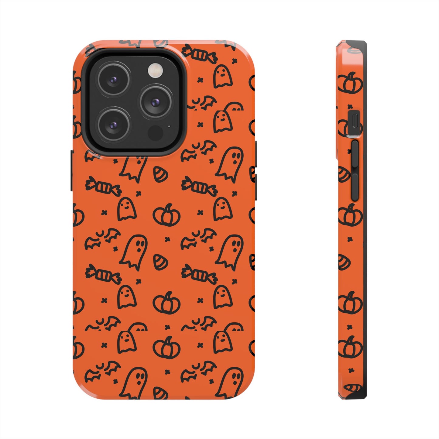 Ghosts & Pumpkins Halloween Tough Phone Cases