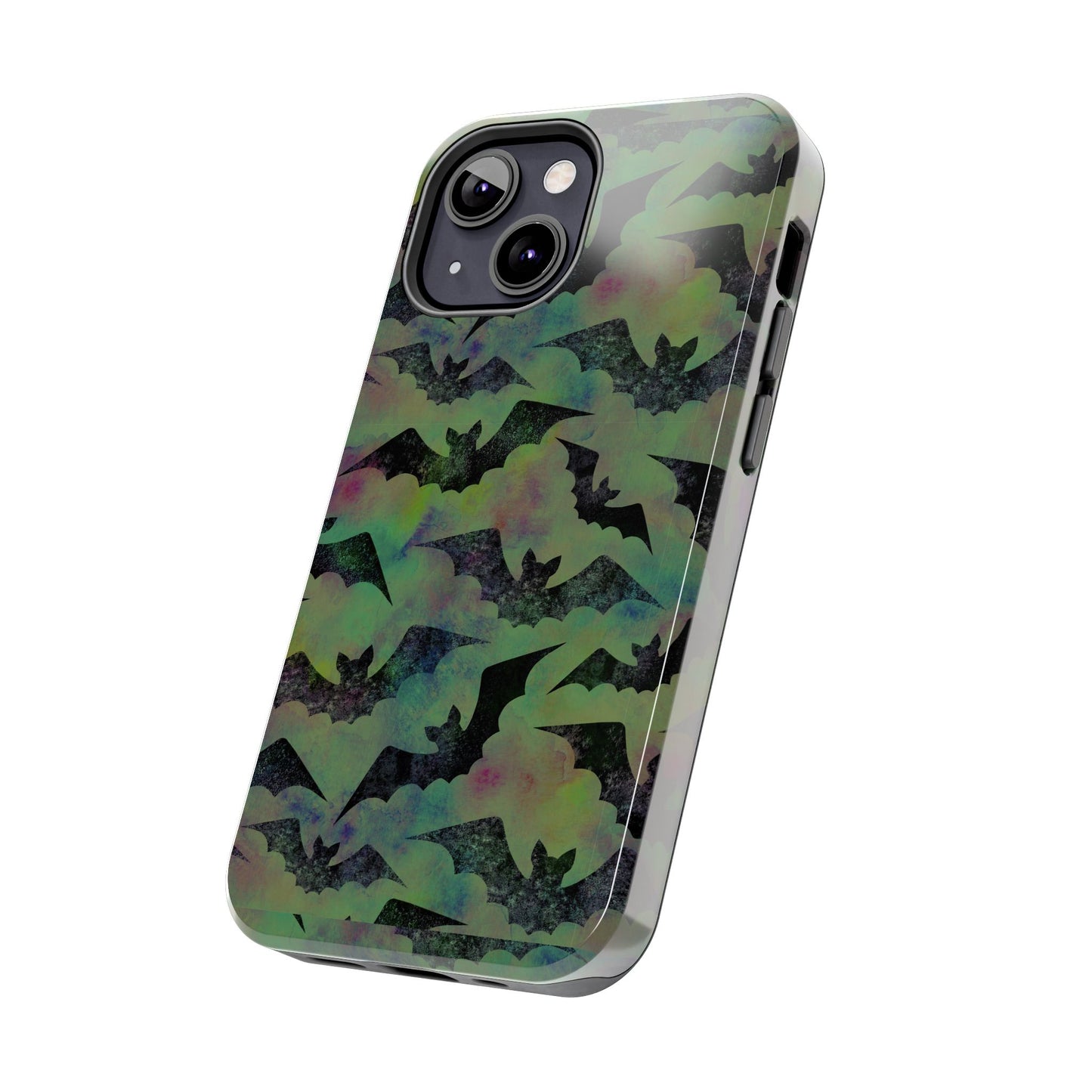 Halloween Bats Military Green Tough Phone Cases