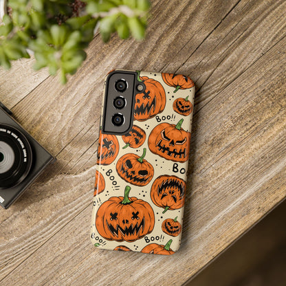 Halloween Jack-o-lanterns Pumpkins Tough Phone Cases