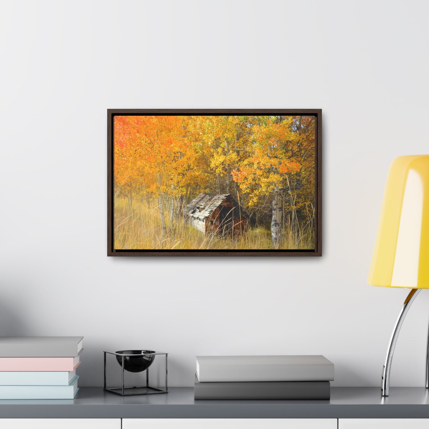 "Seasons Gone By" Autumn Colors Framed Gallery Wrap Canvas