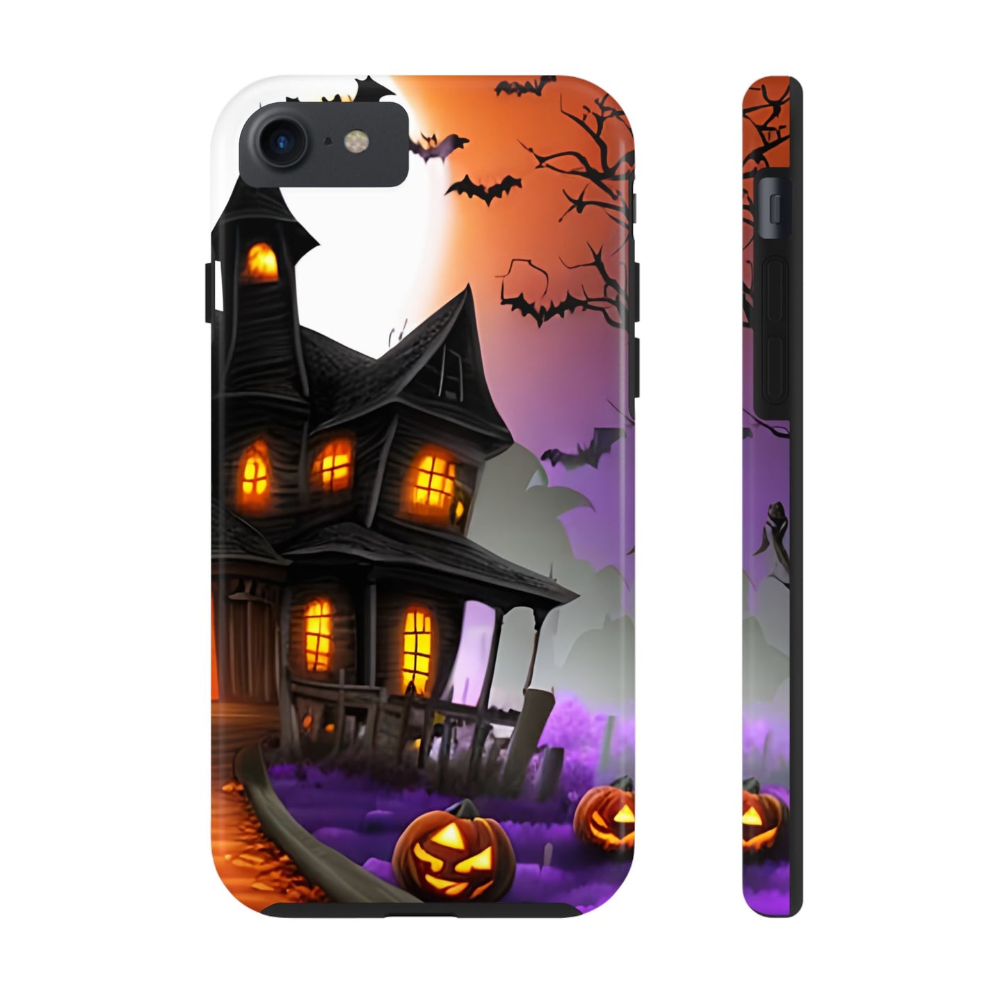 Haunted House Halloween Tough Phone Cases