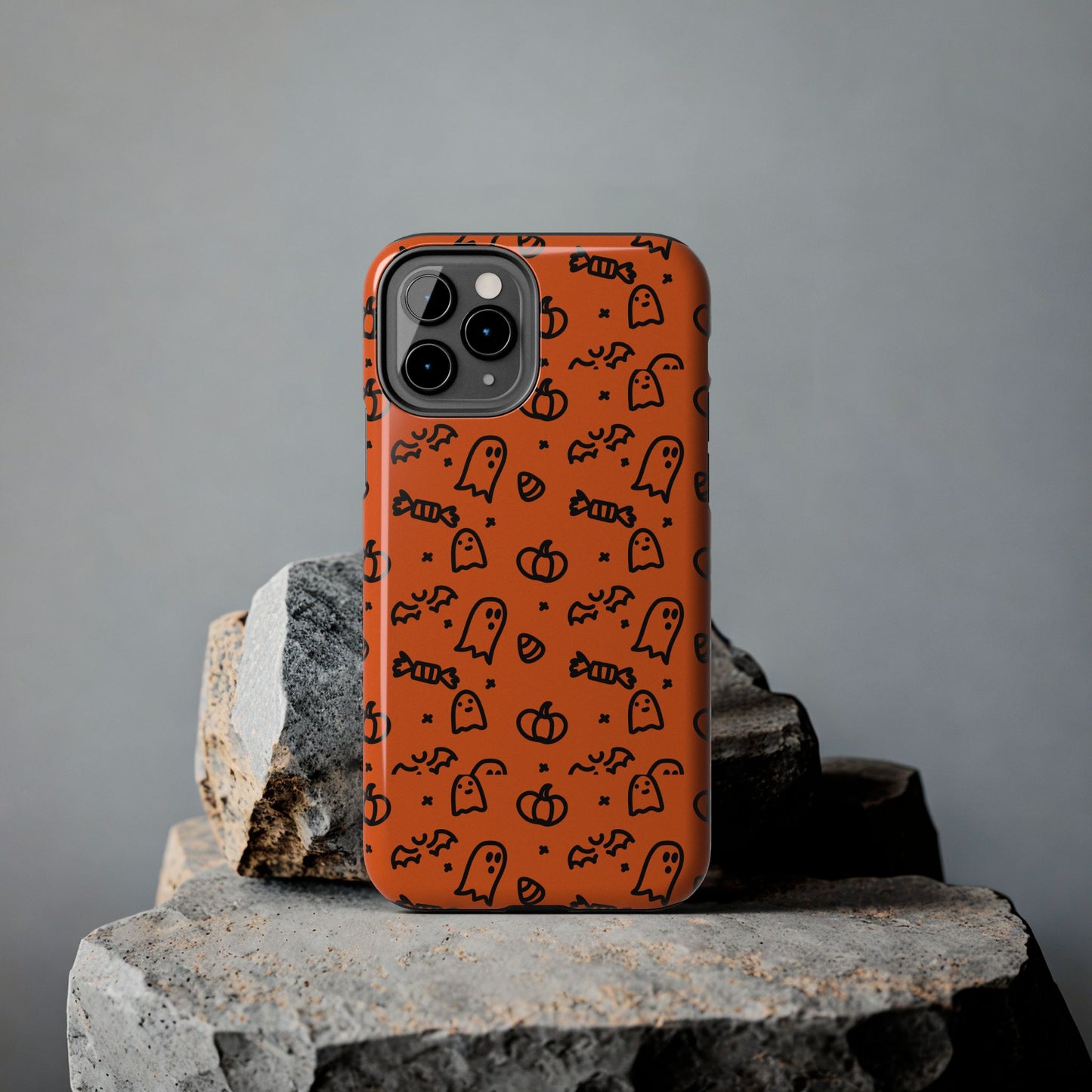 Ghosts & Pumpkins Halloween Tough Phone Cases