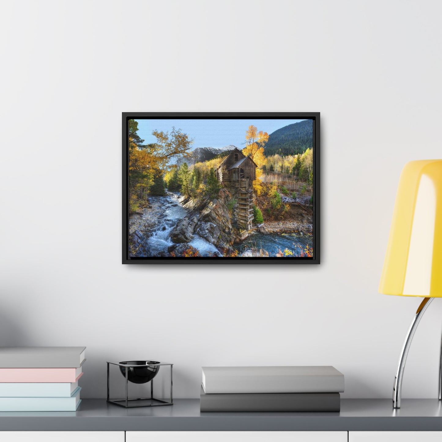 Crystal Springs in Fall, Premium Framed Canvas Original Photography by Eric Johnson