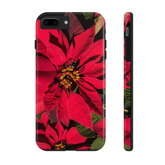 Christmas Poinsettia Tough Phone Cases