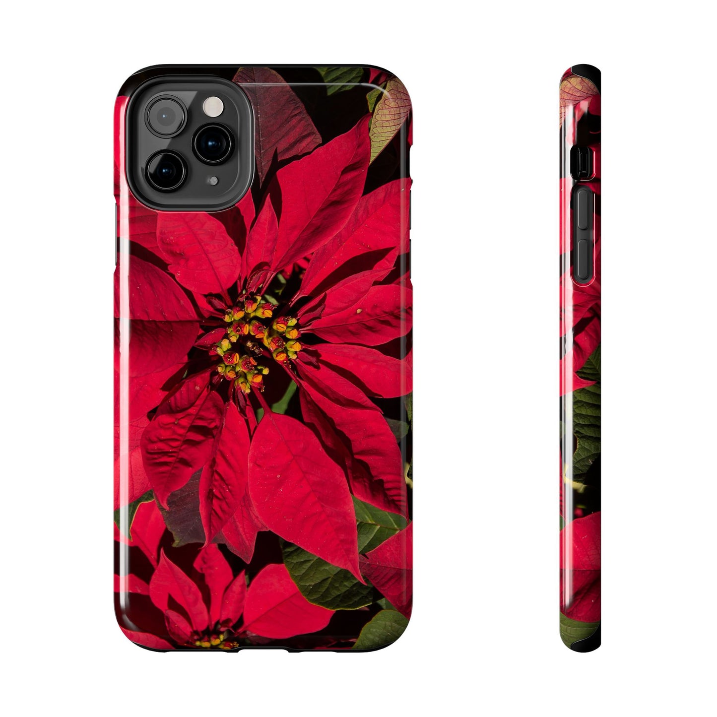 Christmas Poinsettia Tough Phone Cases