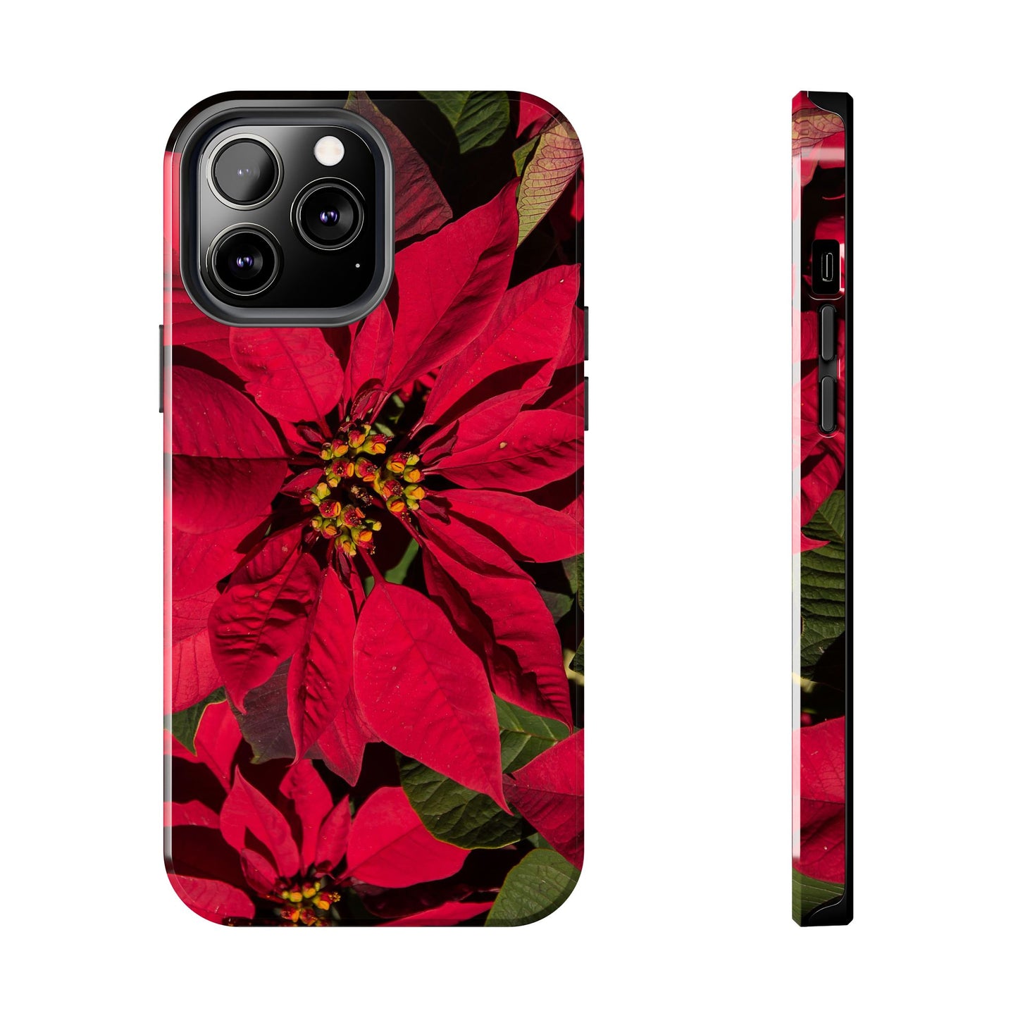 Christmas Poinsettia Tough Phone Cases