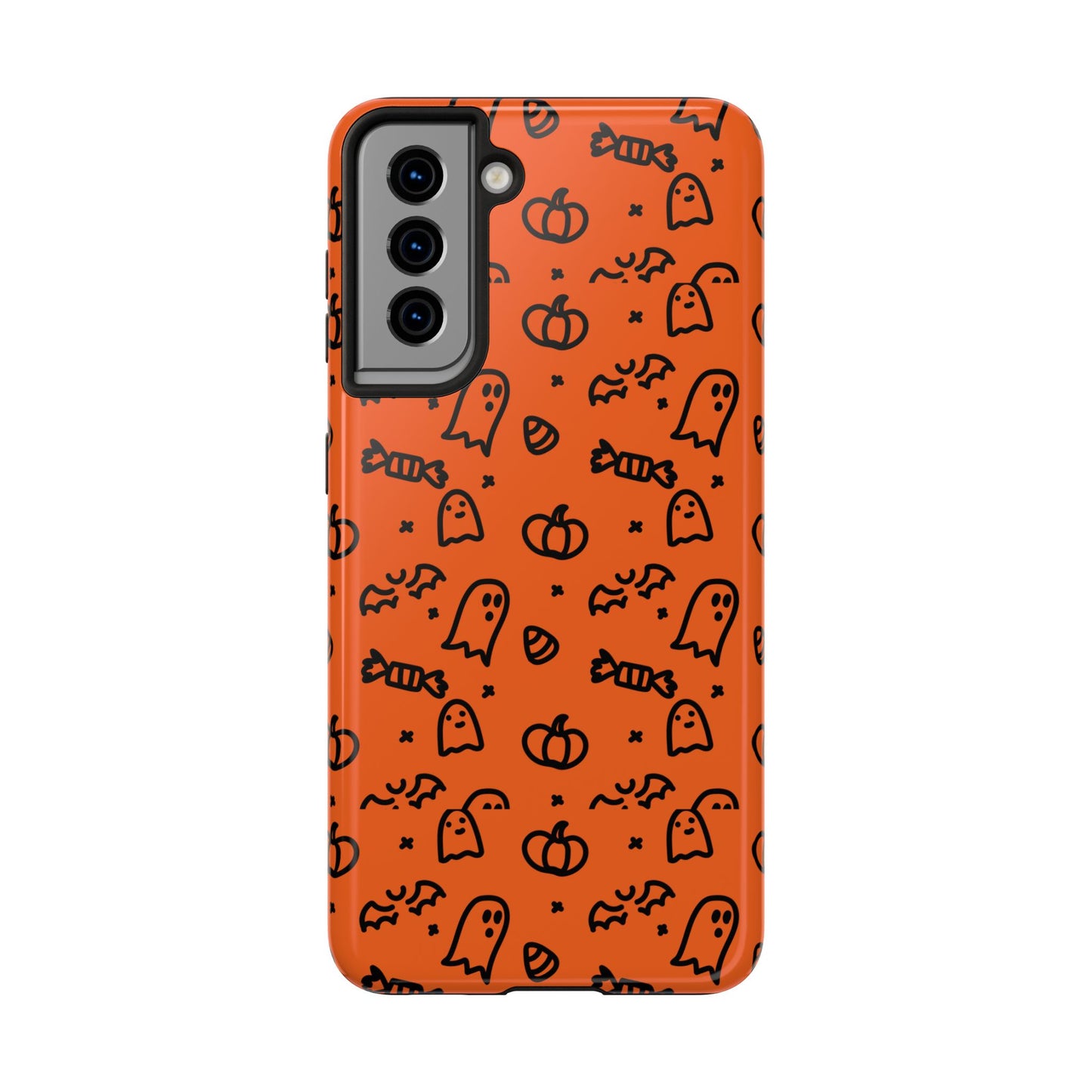 Ghosts & Pumpkins Halloween Tough Phone Cases