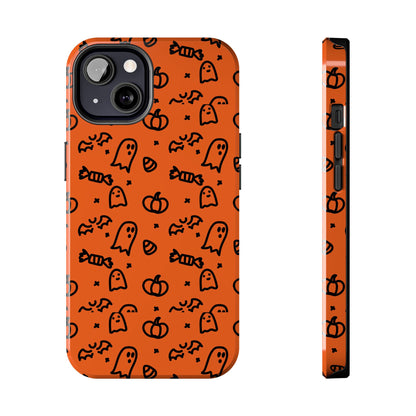 Ghosts & Pumpkins Halloween Tough Phone Cases