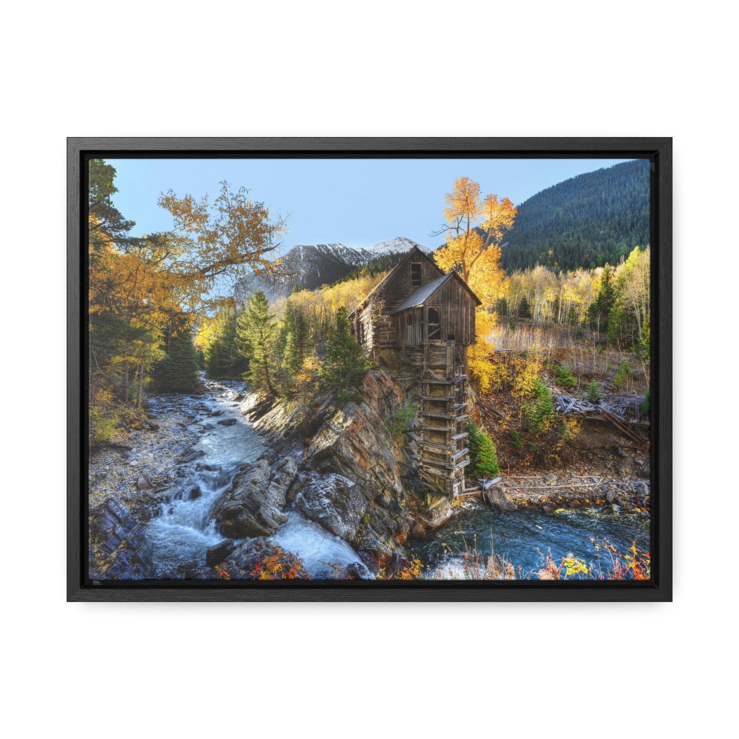 Crystal Springs in Fall, Premium Framed Canvas Original Photography by Eric Johnson