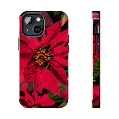 Christmas Poinsettia Tough Phone Cases