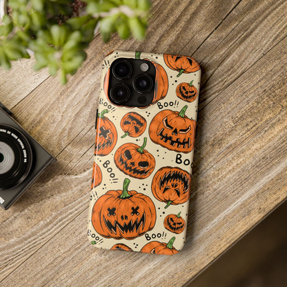 Halloween Jack-o-lanterns Pumpkins Tough Phone Cases