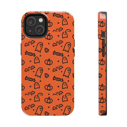 Ghosts & Pumpkins Halloween Tough Phone Cases