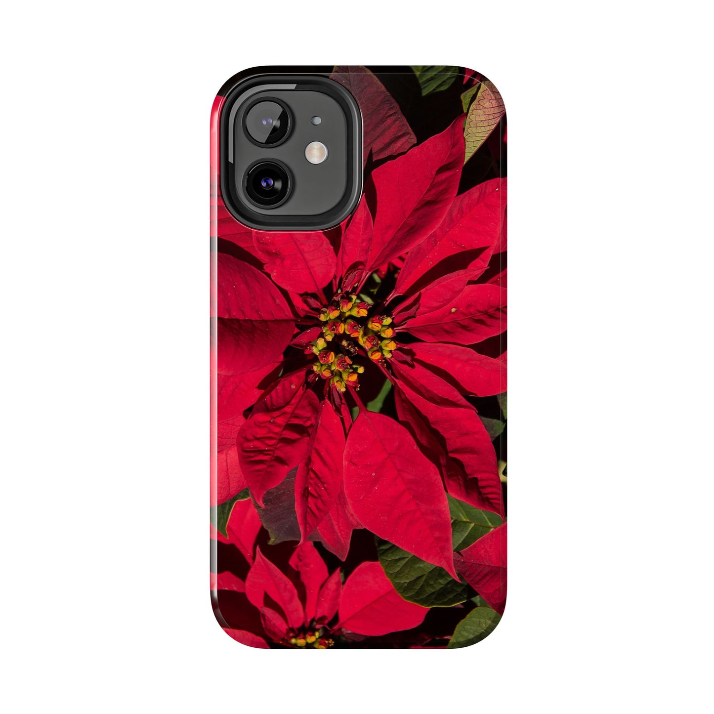 Christmas Poinsettia Tough Phone Cases