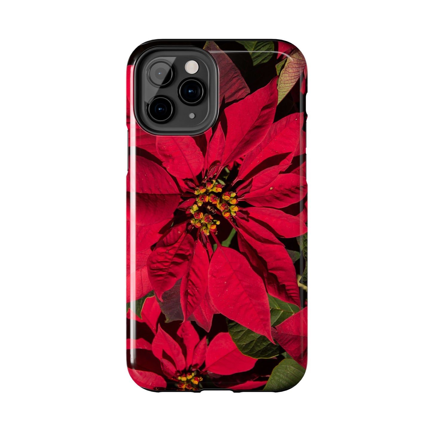 Christmas Poinsettia Tough Phone Cases