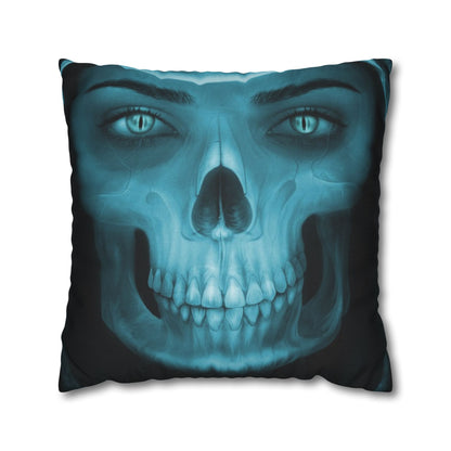 Skull Maiden Halloween Square Pillowcase (Cover Only)